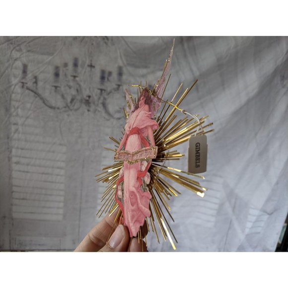 Gimbels saks Angel filigree Victorian 1985 Christm - Picture 5 of 6